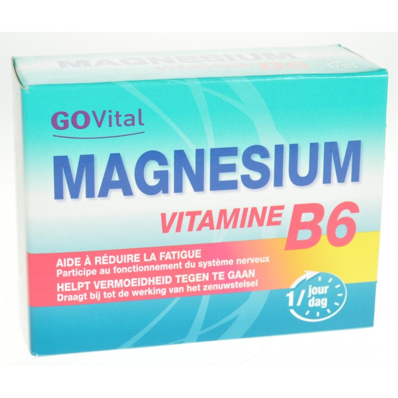 Govital Magnesium Vitamine B6 Blister Comprimes 3X15