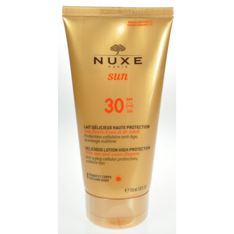 Nuxe sun lait delicieux visage corps ip30 150ml