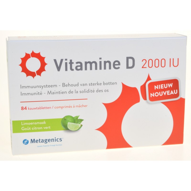 Vitamine d 2000iu comprimés 84 metagenics