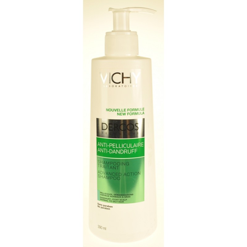 Vichy dercos shampooing anti-pelliculaire cheveux gras 400ml