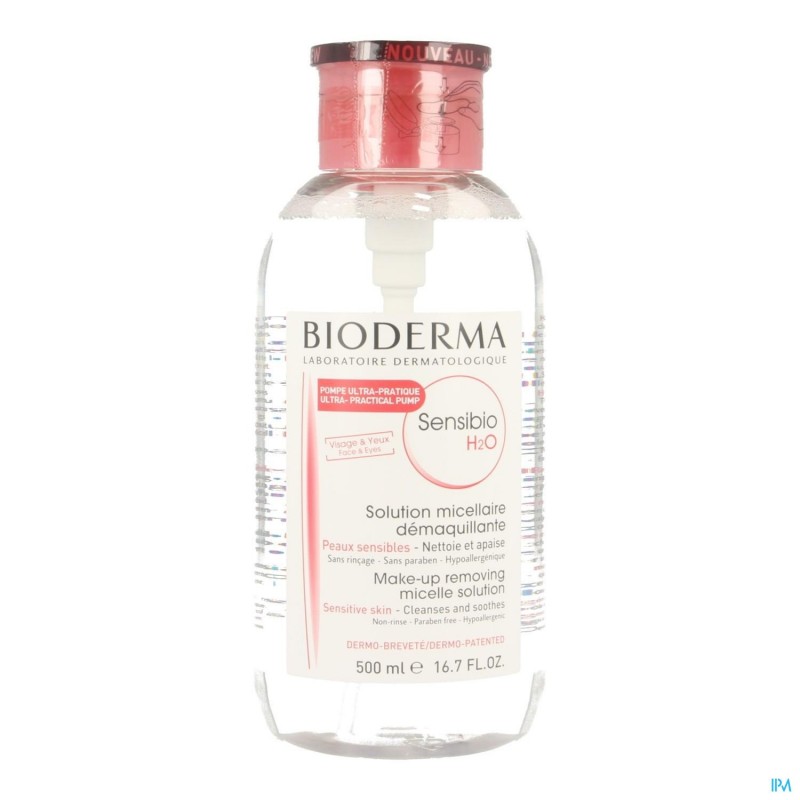 Bioderma sensibio h20 micel. Oplossing doseerpomp 500ml