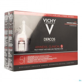 Vichy dercos aminexil clinical 5 men ampoules 21x6ml