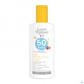 Widmer kids sun protection fluid 50 zonder parfum fles 100ml