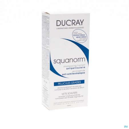 Ducray squanorm shampooing pellicules grasses 200ml
