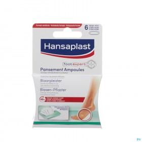 Hansaplast sos pansement ampoules petit strip 6