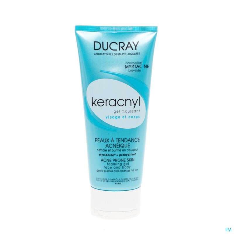 Ducray keracnyl gel moussant 200ml