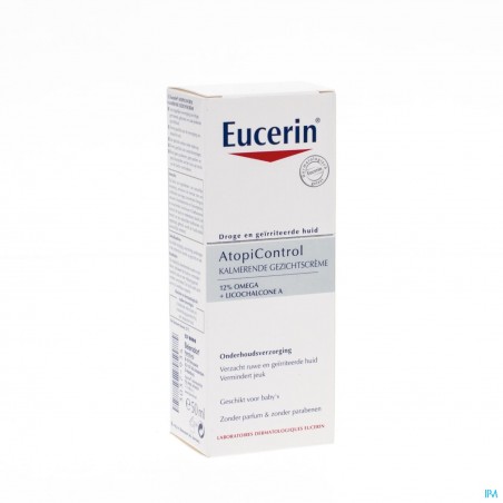 Eucerin atopicontrol creme visage calmante 50ml Eucerin atopicontrol creme visage calmante 50ml