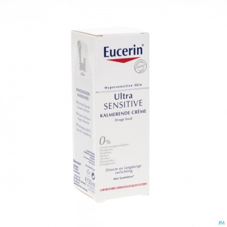 Eucerin ultra sensitive soin apaisant Peau seches 50ml
