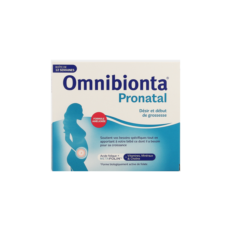 Omnibionta Pronatal Metafolin Comprimés 90