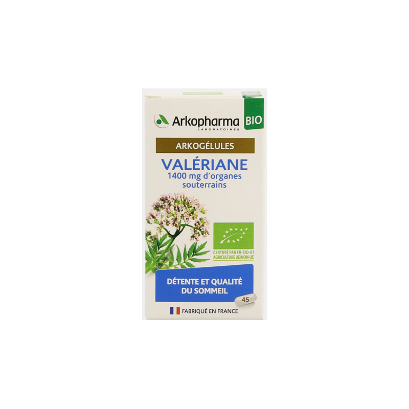 Arkogelules Valeriane Vegetal 45 - Acheter en ligne