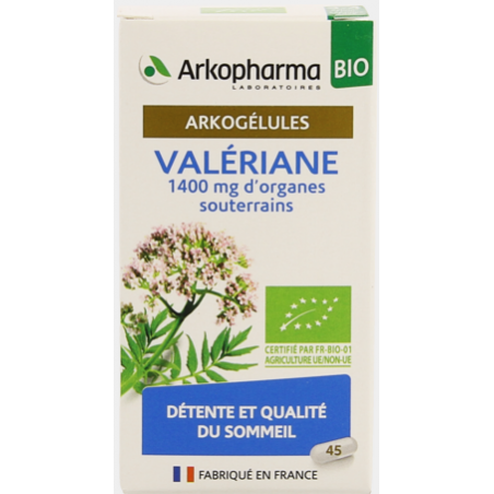 Arkogelules Valeriane Vegetal 45 - Acheter en ligne Arkogelules Valeriane Vegetal 45 - Acheter en ligne