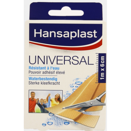 Hansaplast Med Universal Wtp 1mx6cm 47785 - Acheter en ligne Hansaplast Med Universal Wtp 1mx6cm 47785 - Acheter en ligne