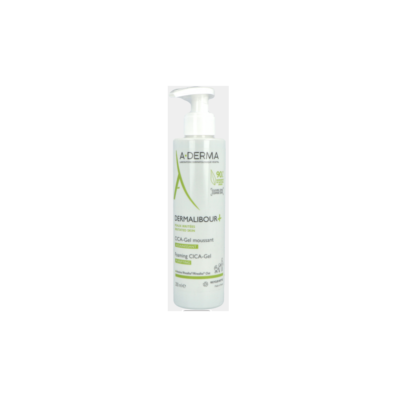Aderma dermalibour+ schuimende gel fles 250ml