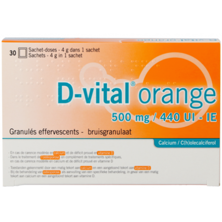D-vital 500/440 30 Sachets - Acheter en ligne D-vital 500/440 30 Sachets - Acheter en ligne