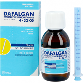 Dafalgan Siroop Pediatrie 1 Fles 90 ml