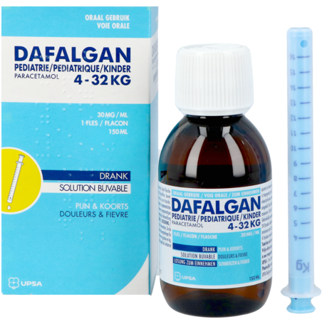Dafalgan Siroop Pediatrie 1 Fles 90 ml Dafalgan Siroop Pediatrie 1 Fles 90 ml