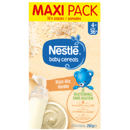 Baby Cereals Rijst-Vanille 500G Baby Cereals Rijst-Vanille 500G