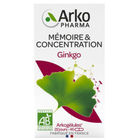 Arkocaps Ginkgo 45 Capsules Arkocaps Ginkgo 45 Capsules