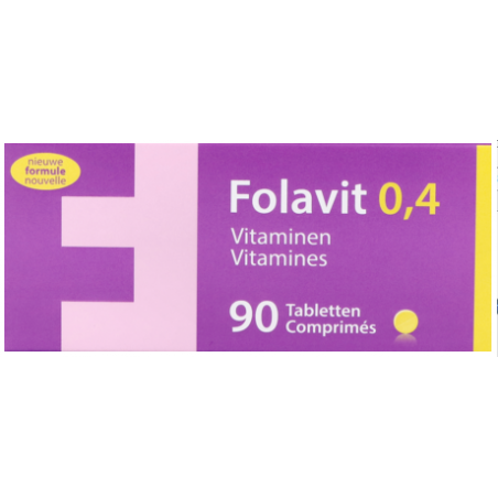 Folavit 0,4 mg Tabletten 90 X 0,4mg Folavit 0,4 mg Tabletten 90 X 0,4mg