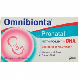 Omnibionta Pronatal+dha 30caps+30tabl