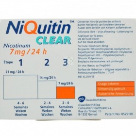 Niquitin Clear Patches 14 X 7mg