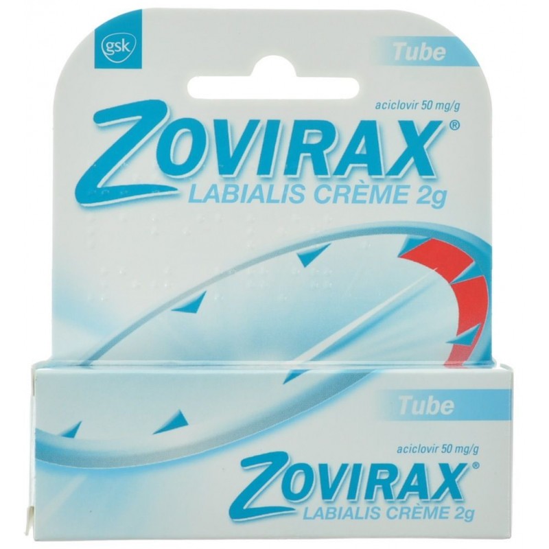 Vente de médicaments sur internet - Zovirax Labialis Tube Creme 2g - Acheter en ligne