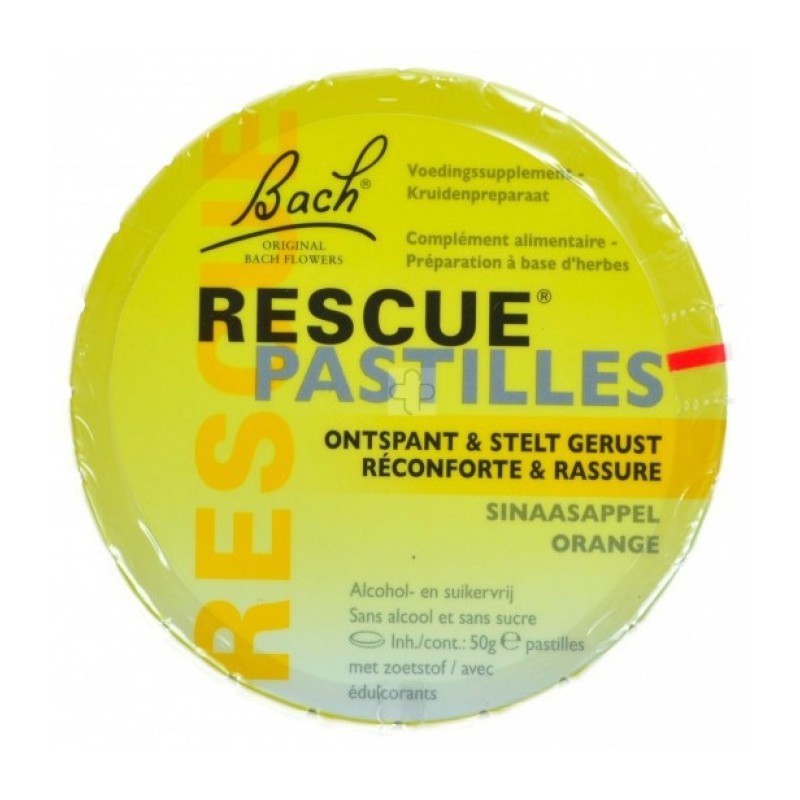 Bach Rescue Pastilles Sinaas Suikervrij 50G