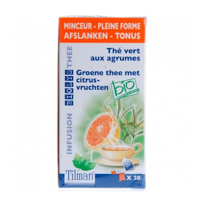 Biolys Thee Vert-Agrumes Bio 20 Zakjes