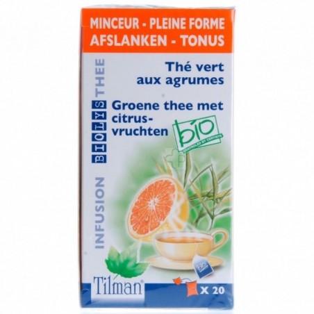 Biolys Thee Vert-Agrumes Bio 20 Zakjes Biolys Thee Vert-Agrumes Bio 20 Zakjes
