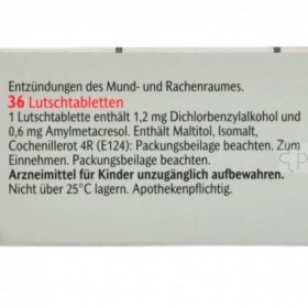 Strepsils Sans Sucre Fraise Pastilles a Sucer 36 - Acheter en ligne