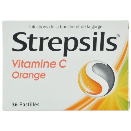 Strepsils Orange Vit C 36 Past