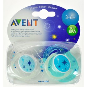 Avent Sucette Silicone Nuit +3m 2