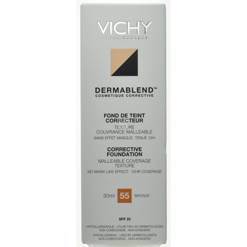 Vichy Dermablend Fluide 55 Bronze 30ml - Acheter en ligne