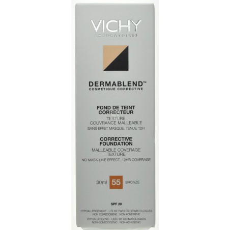 Vichy Dermablend Fluide 55 Bronze 30ml - Acheter en ligne