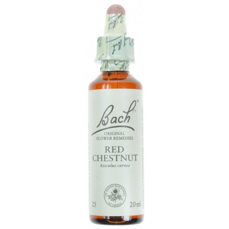 Fleurs de Bach 25 Red Chestnut 20ml - Acheter en ligne Fleurs de Bach 25 Red Chestnut 20ml - Acheter en ligne