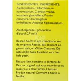 Fleurs de Bach Rescue Nuit Gouttes 10ml - Acheter en ligne