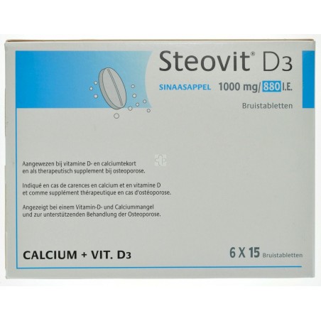 Steovit D3 1000mg/880 Bruistabl. 90