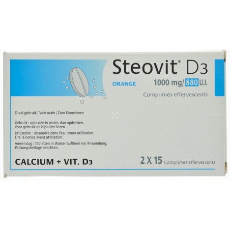 Steovit D3 1000mg/880 Bruistabl. 30 Steovit D3 1000mg/880 Bruistabl. 30