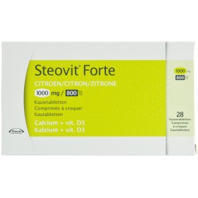 Steovit D3 1000mg/800 comprimes a Croquer 28