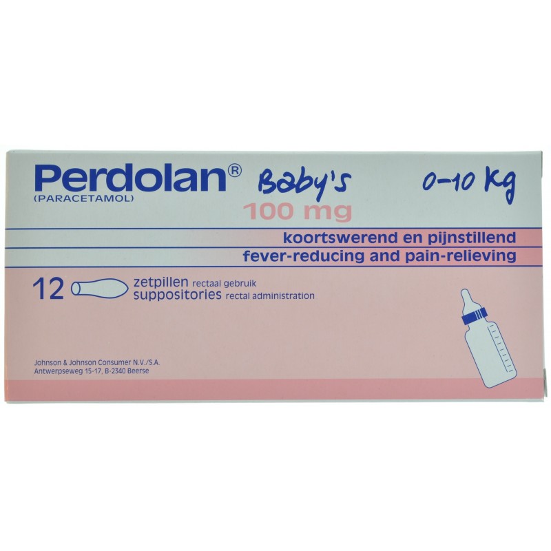 Perdolan Suppos Baby 12x100mg - Acheter en ligne