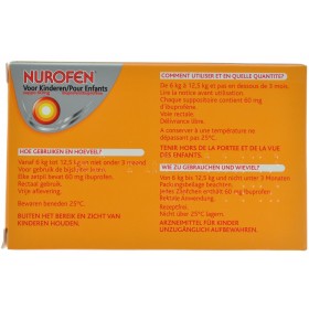 Nurofen Kind 60mg Zetpillen 10 X 60mg