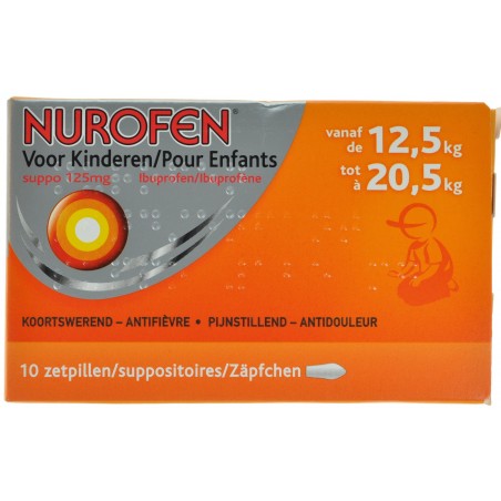 Nurofen Kind 125mg Zetpillen 10 X 125mg