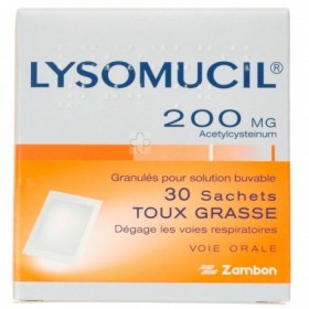 Lysomucil 200 Gran Sachets 30 X 200 Mg