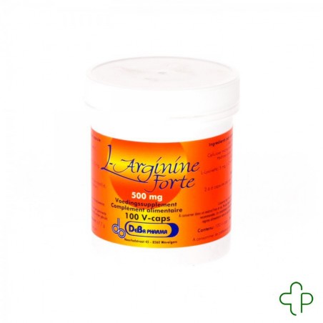 L-arginine Caps 100x500mg Deba L-arginine Caps 100x500mg Deba