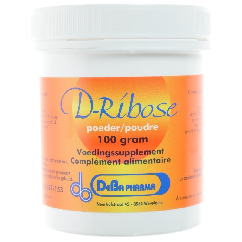 Ribose poudre Soluble 100g Deba - Acheter en ligne