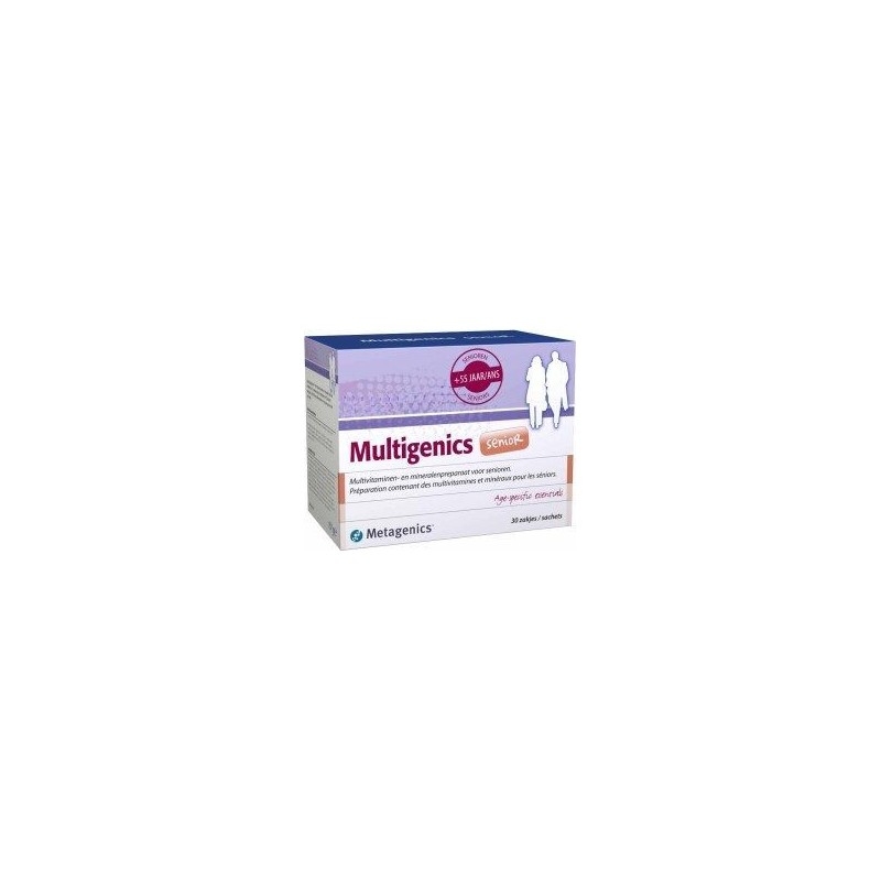 Multigenics Senior poudre Sach 30 7287