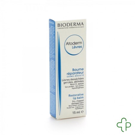 Bioderma Atoderm Lipbalsem Herstellend Tube 15ml Bioderma Atoderm Lipbalsem Herstellend Tube 15ml