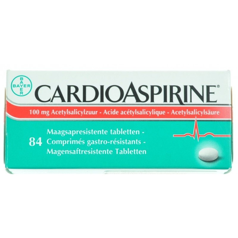 Cardioaspirine Maagsapresistant Tabletten 84 X 100mg