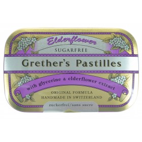 Grethers Elderflower Vlierbes-Vruchtensap Pastilles 110G