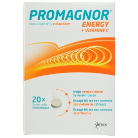Promagnor Energy + Vit C Comprimés Efferv. 2x10 - Acheter en ligne